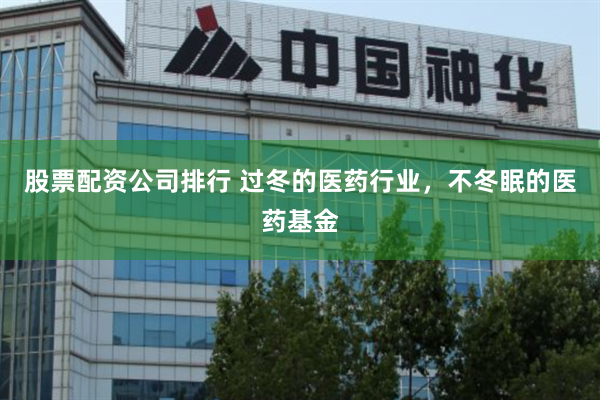 股票配资公司排行 过冬的医药行业，不冬眠的医药基金