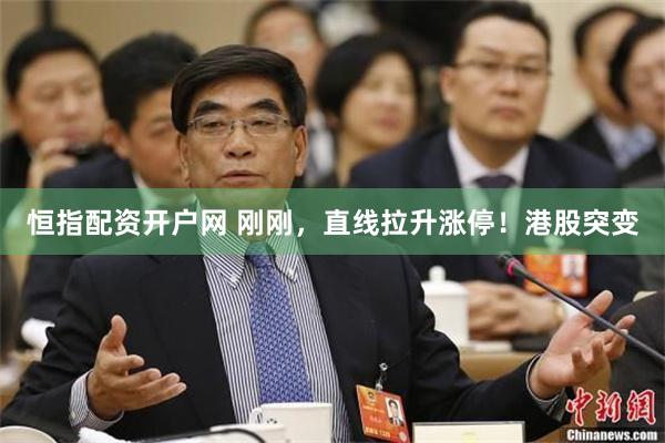 恒指配资开户网 刚刚，直线拉升涨停！港股突变