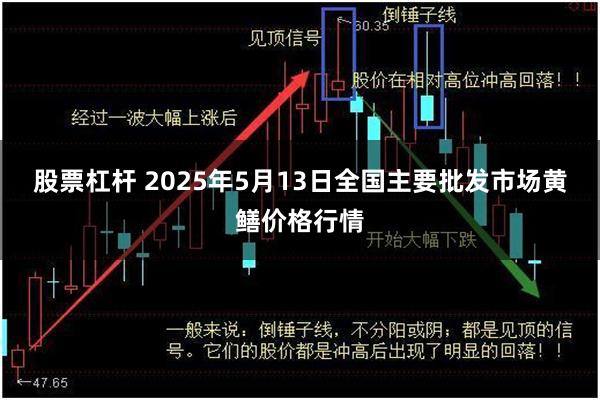 股票杠杆 2025年5月13日全国主要批发市场黄鳝价格行情