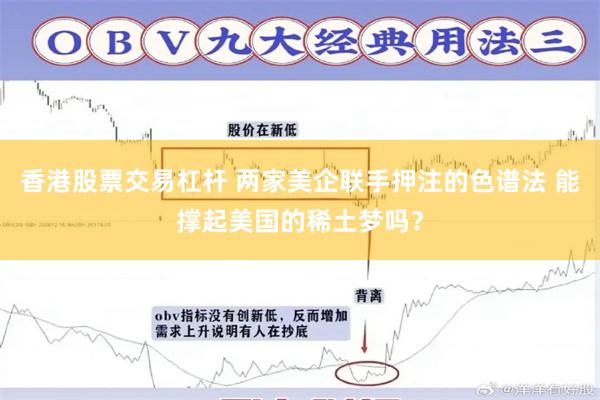 香港股票交易杠杆 两家美企联手押注的色谱法 能撑起美国的稀土梦吗？