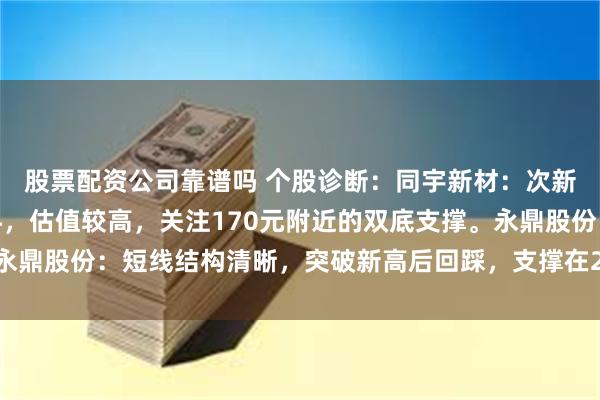 股票配资公司靠谱吗 个股诊断：同宇新材：次新股，主营电子化学原料，估值较高，关注170元附近的双底支撑。永鼎股份：短线结构清晰，突破新高后回踩，支撑在20天均线（徐习瑶）
